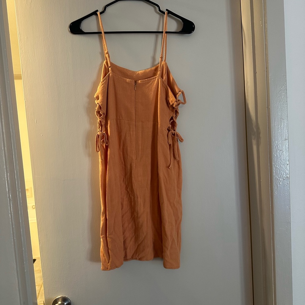 Altar'd State Orange Mini Dress